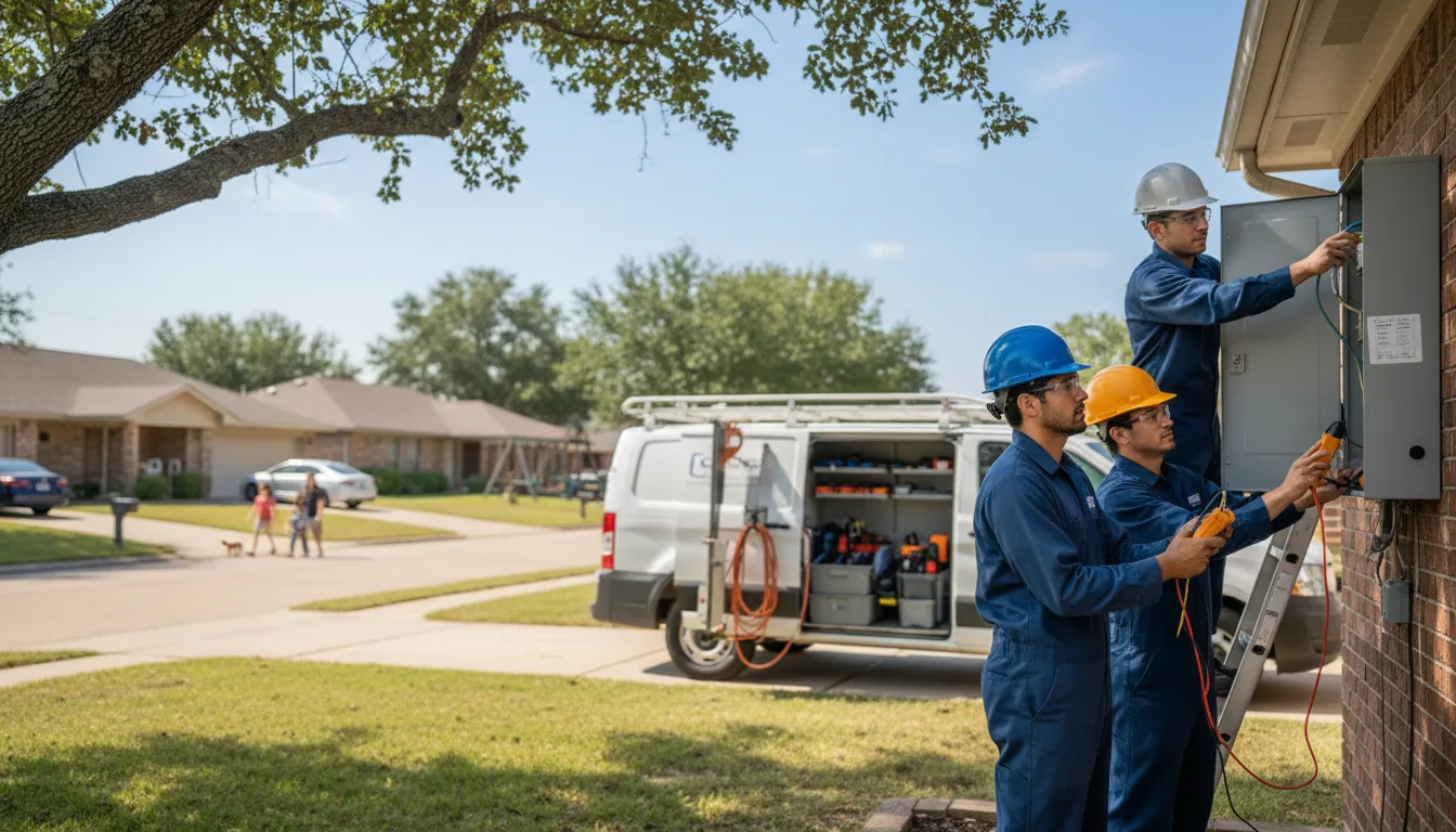 Certified electrician providing emergency electrical services in Fairmont, MN